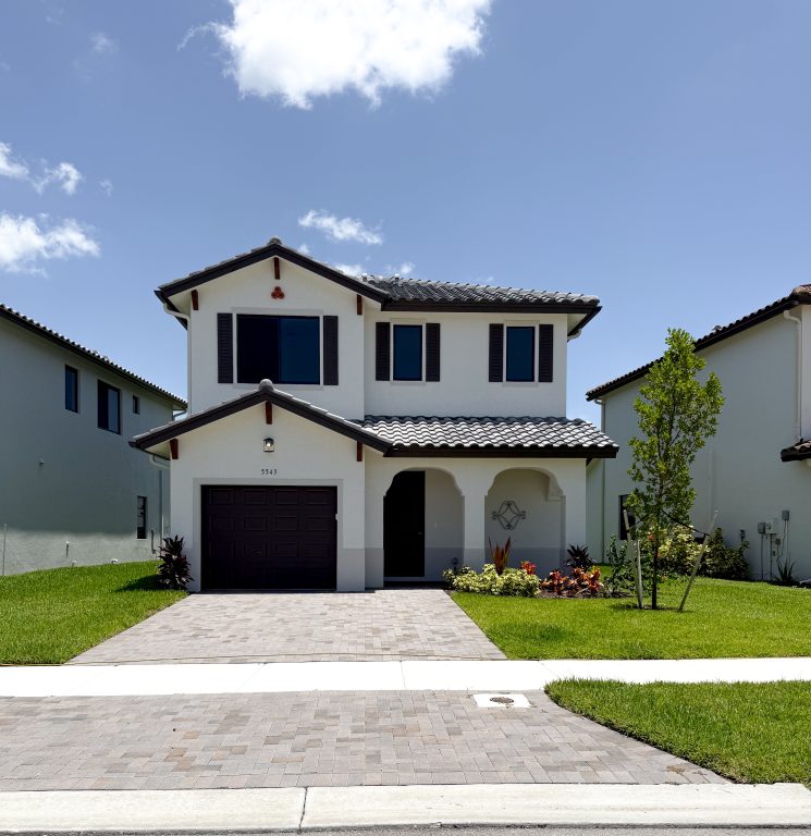 5543 Cassidy Lane model home exterior