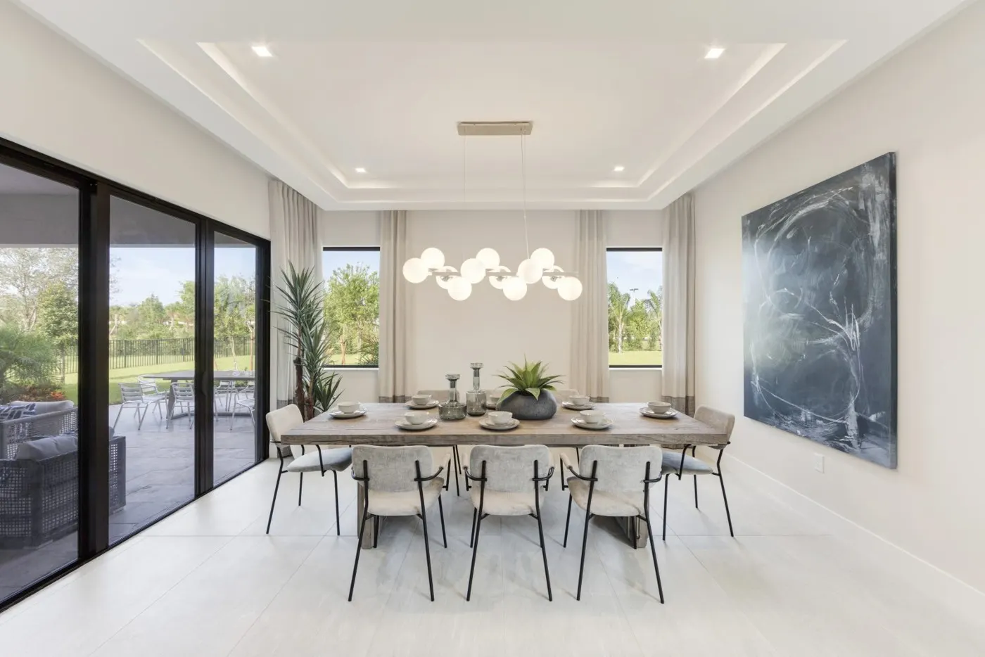 Dining area adjacent to the great room